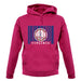 Virginia Barcode Style Flag unisex hoodie