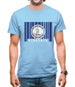 Virginia Barcode Style Flag Mens T-Shirt