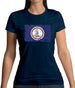 Virginia Grunge Style Flag Womens T-Shirt