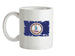 Virginia Grunge Style Flag Ceramic Mug