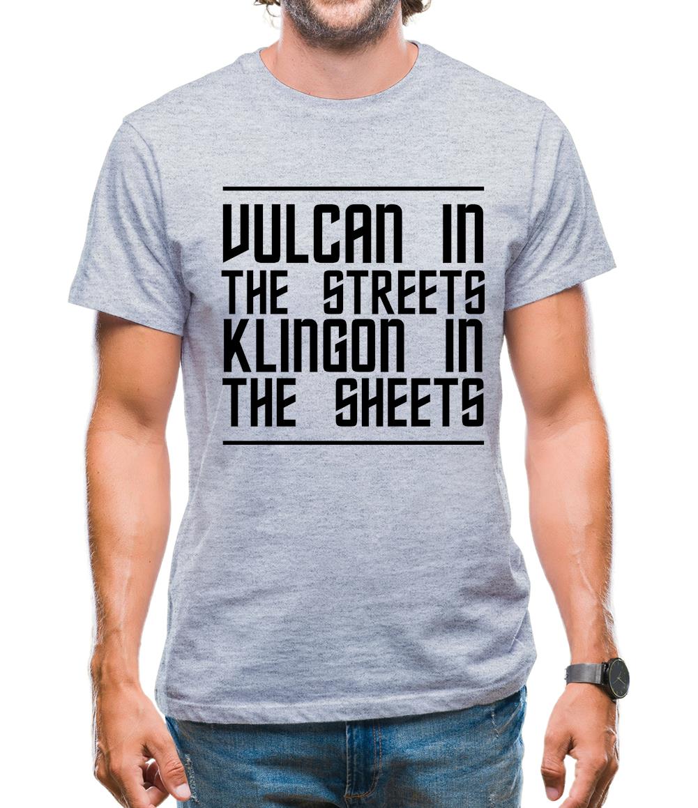 Vulcan In The Streets Mens T-Shirt