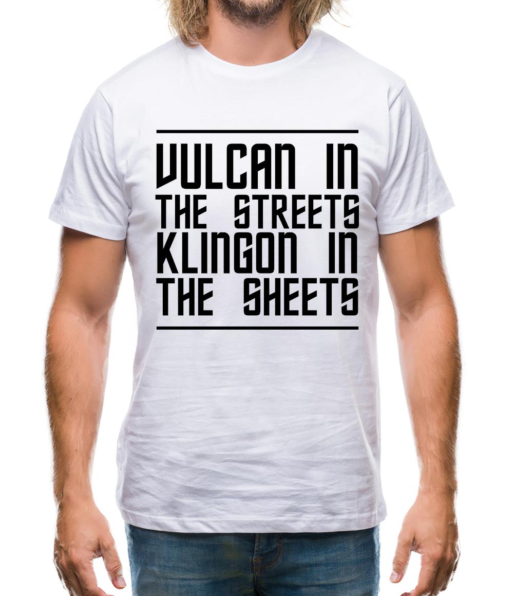Vulcan In The Streets Mens T-Shirt
