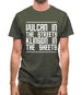 Vulcan In The Streets Mens T-Shirt
