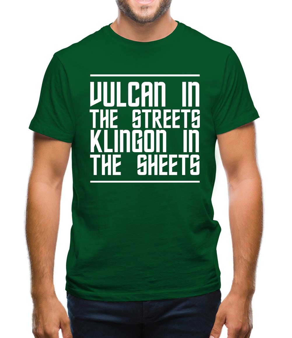 Vulcan In The Streets Mens T-Shirt