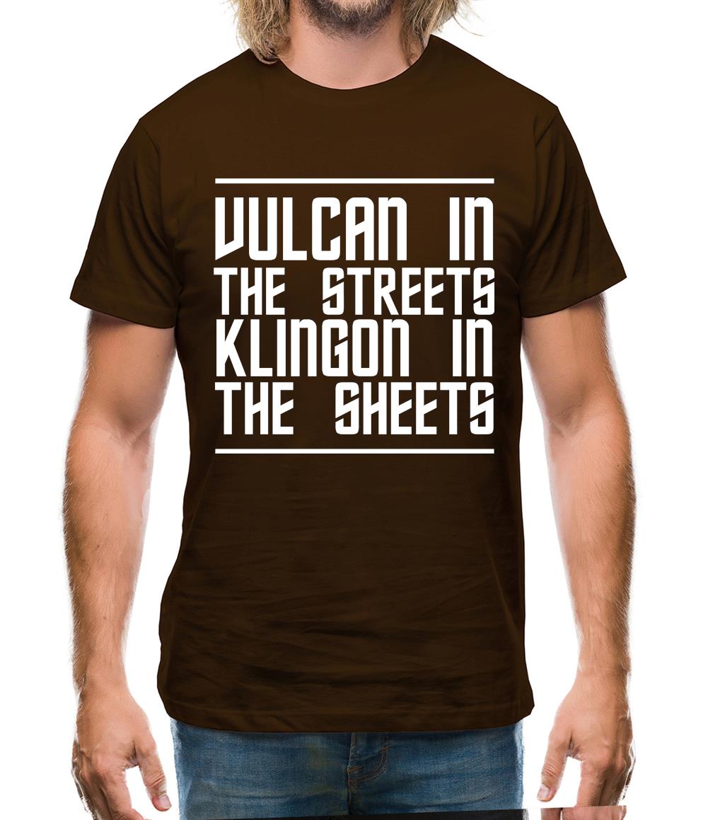 Vulcan In The Streets Mens T-Shirt