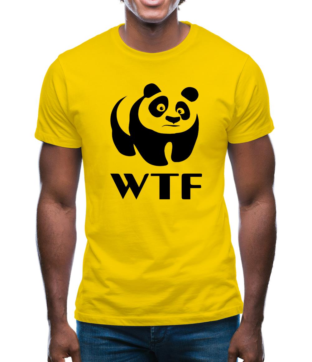 Wtf Panda Mens T-Shirt