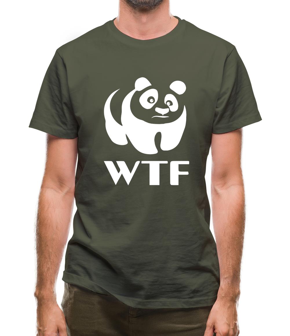Wtf Panda Mens T-Shirt