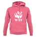 Wtf Panda unisex hoodie