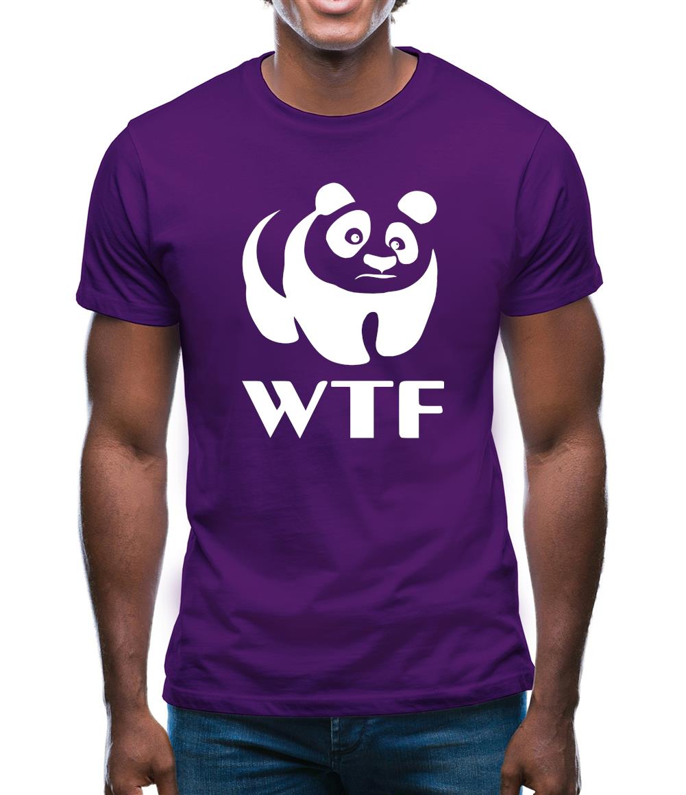 Wtf Panda Mens T-Shirt