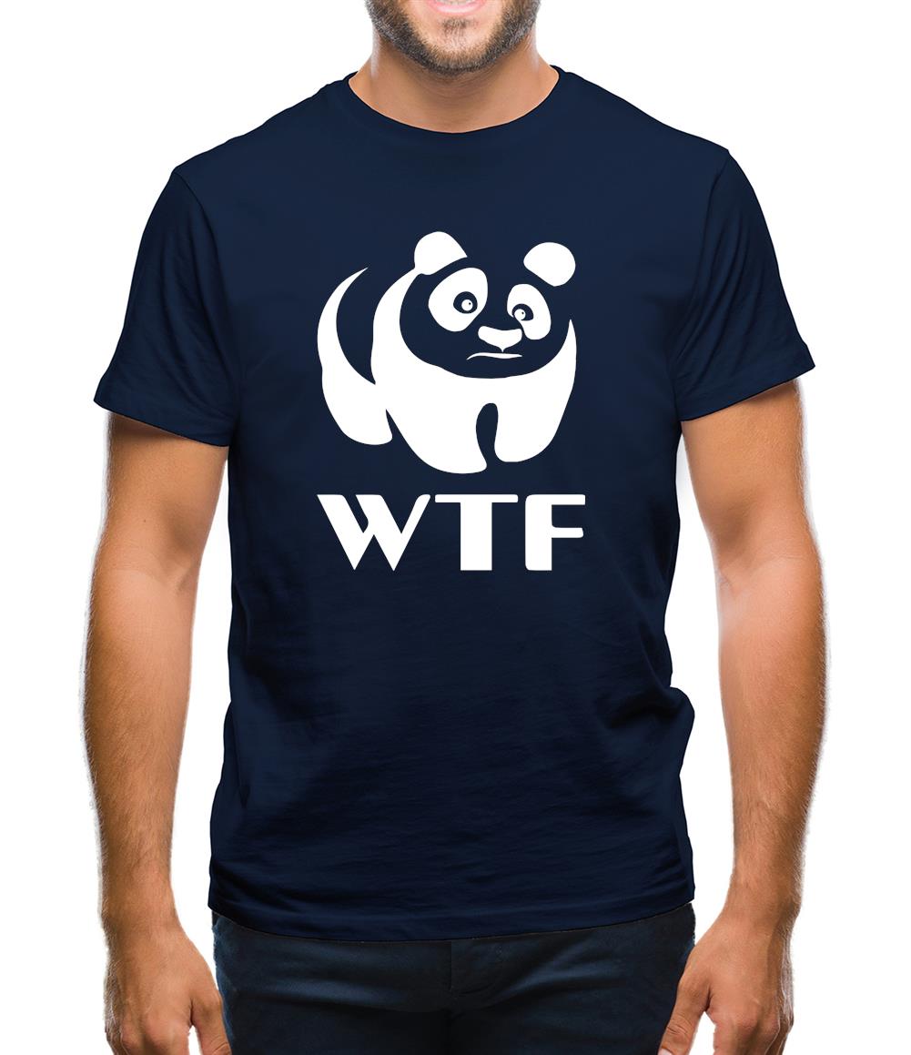 Wtf Panda Mens T-Shirt