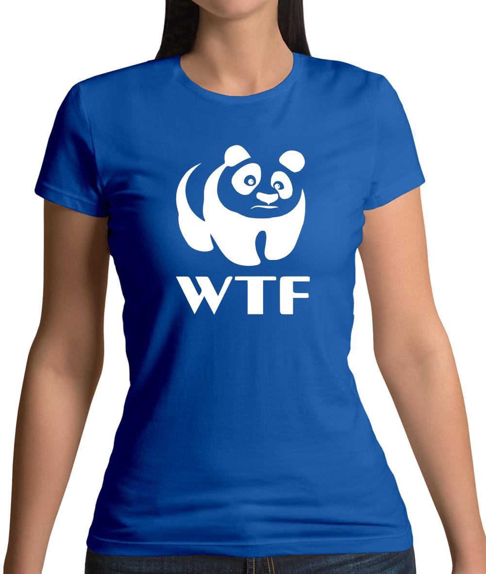 Wtf Panda Womens T-Shirt