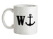 W Anchor Ceramic Mug