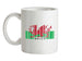 Wales Barcode Style Flag Ceramic Mug