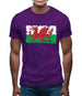 Wales Grunge Style Flag Mens T-Shirt