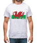 Wales Grunge Style Flag Mens T-Shirt