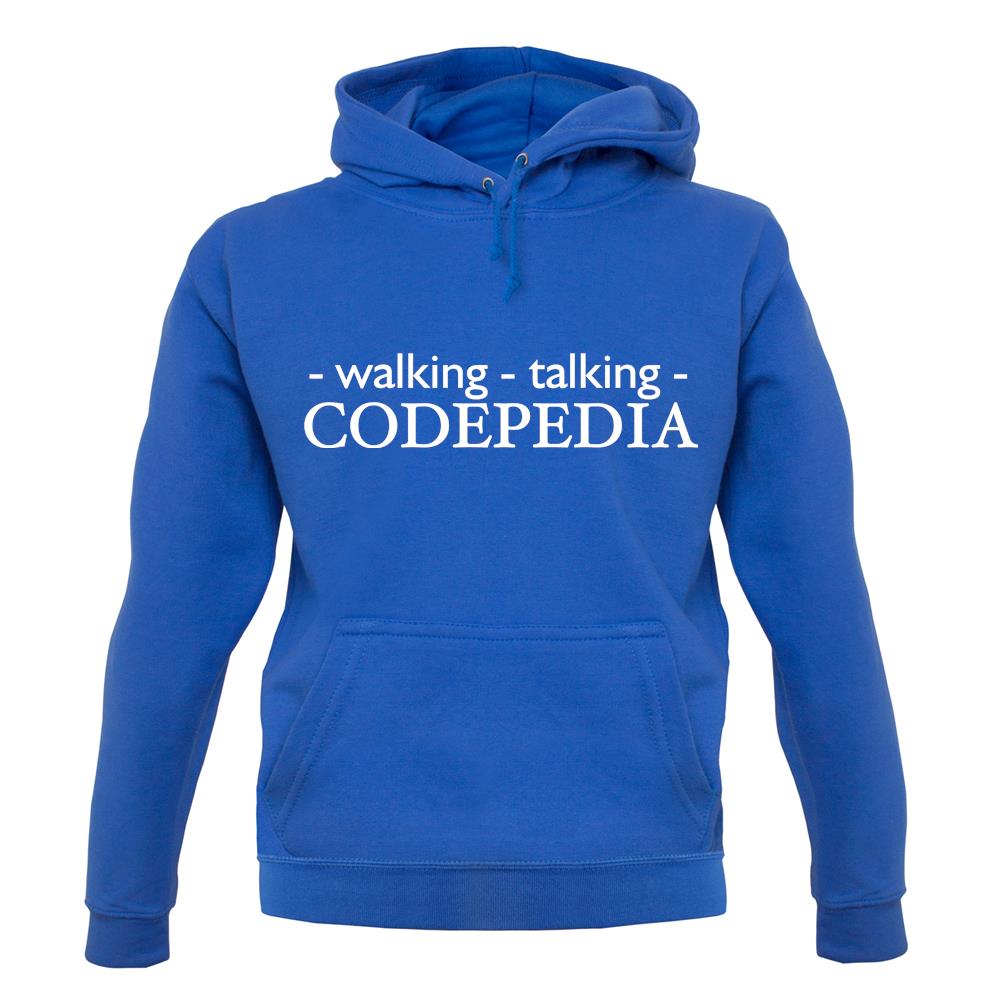Walking Talking Codepedia unisex hoodie