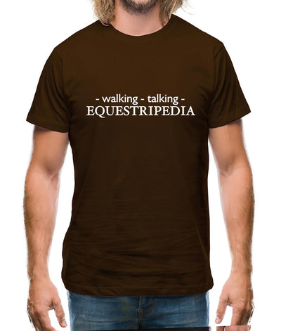 Walking Talking Equestripedia Mens T-Shirt