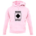 Warning Difficult unisex hoodie