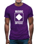 Warning Difficult Mens T-Shirt