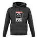 Warning Guard Pug On Premises unisex hoodie