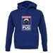 Warning Guard Pug On Premises unisex hoodie