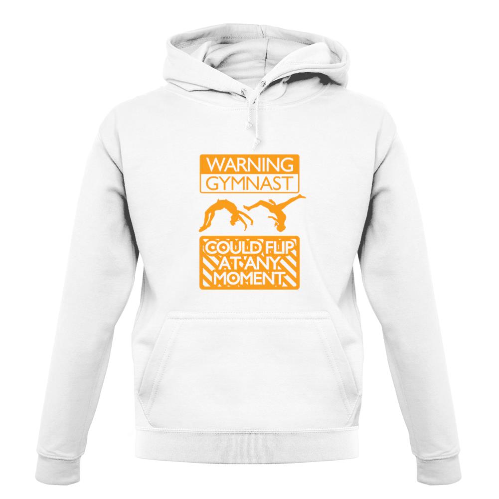 Warning Gymnast Unisex Hoodie