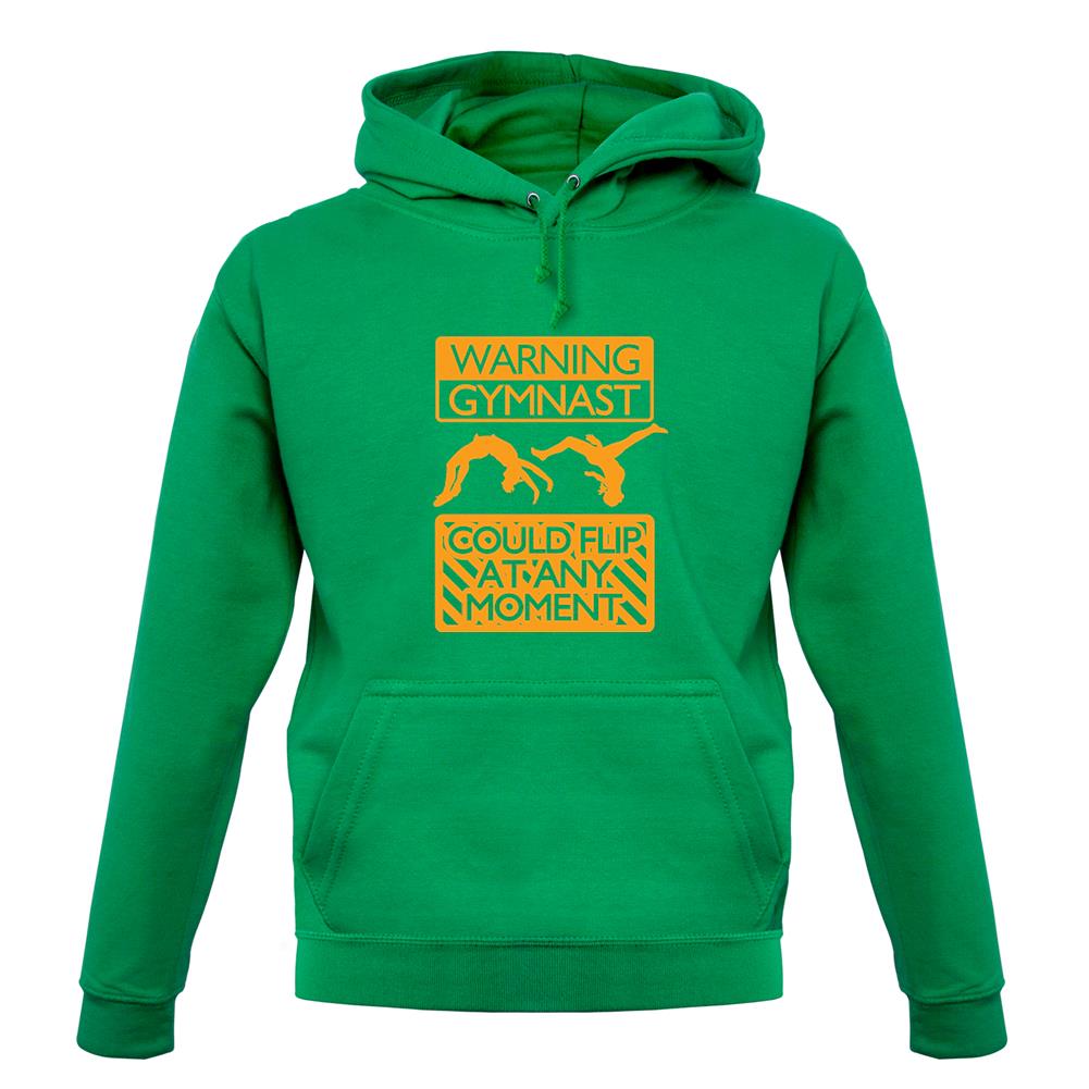 Warning Gymnast Unisex Hoodie