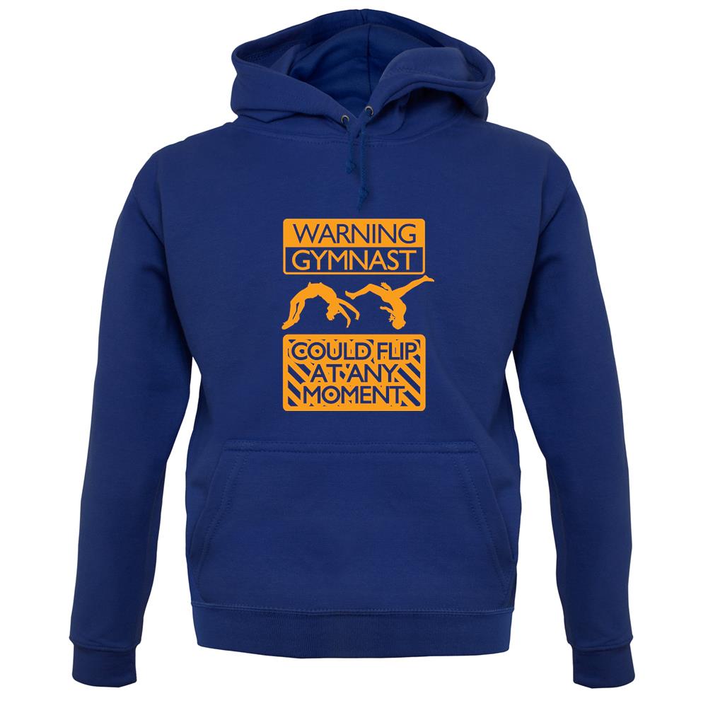 Warning Gymnast Unisex Hoodie
