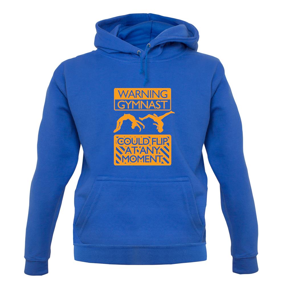 Warning Gymnast Unisex Hoodie