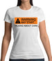 Warning May Start Talking about Cars Womens T-Shirt