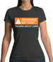 Warning May Start Talking about Cars Womens T-Shirt