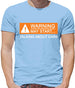 Warning May Start Talking about Cars Mens T-Shirt