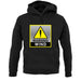 Wind Warning Symbol unisex hoodie