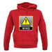 Wind Warning Symbol unisex hoodie