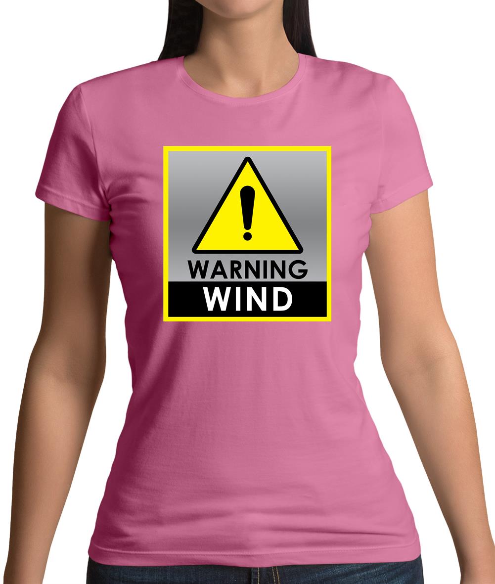 Wind Warning Symbol Womens T-Shirt