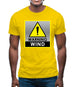 Wind Warning Symbol Mens T-Shirt