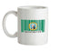 Washington Barcode Style Flag Ceramic Mug