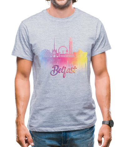 Belfast Silhouette Mens T-Shirt