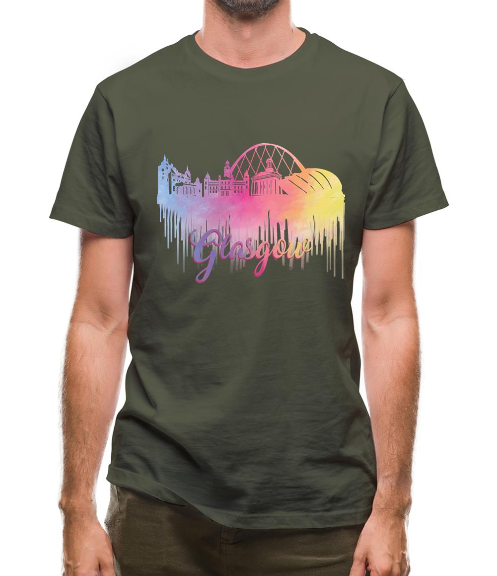 Glasgow Silhouette Mens T-Shirt