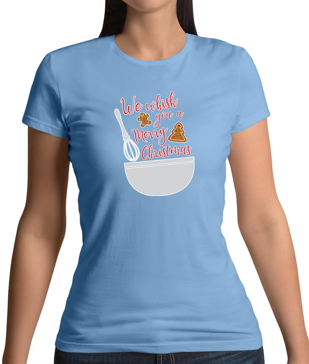 We Whisk You A Merry Christmas Womens T-Shirt