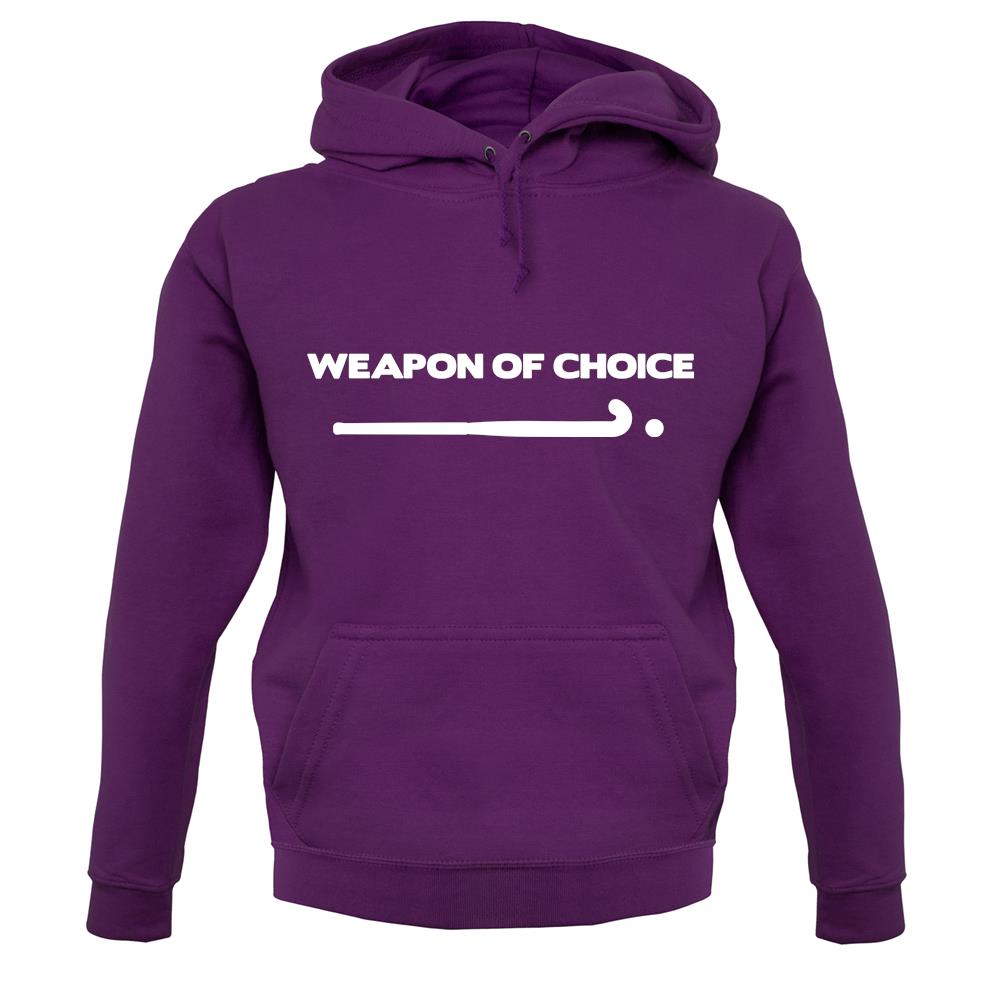 Dressdown Weapon Of Choice Field Hockey Unisex Hoodie