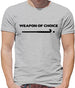 Dressdown Weapon Of Choice Field Hockey Mens T-Shirt