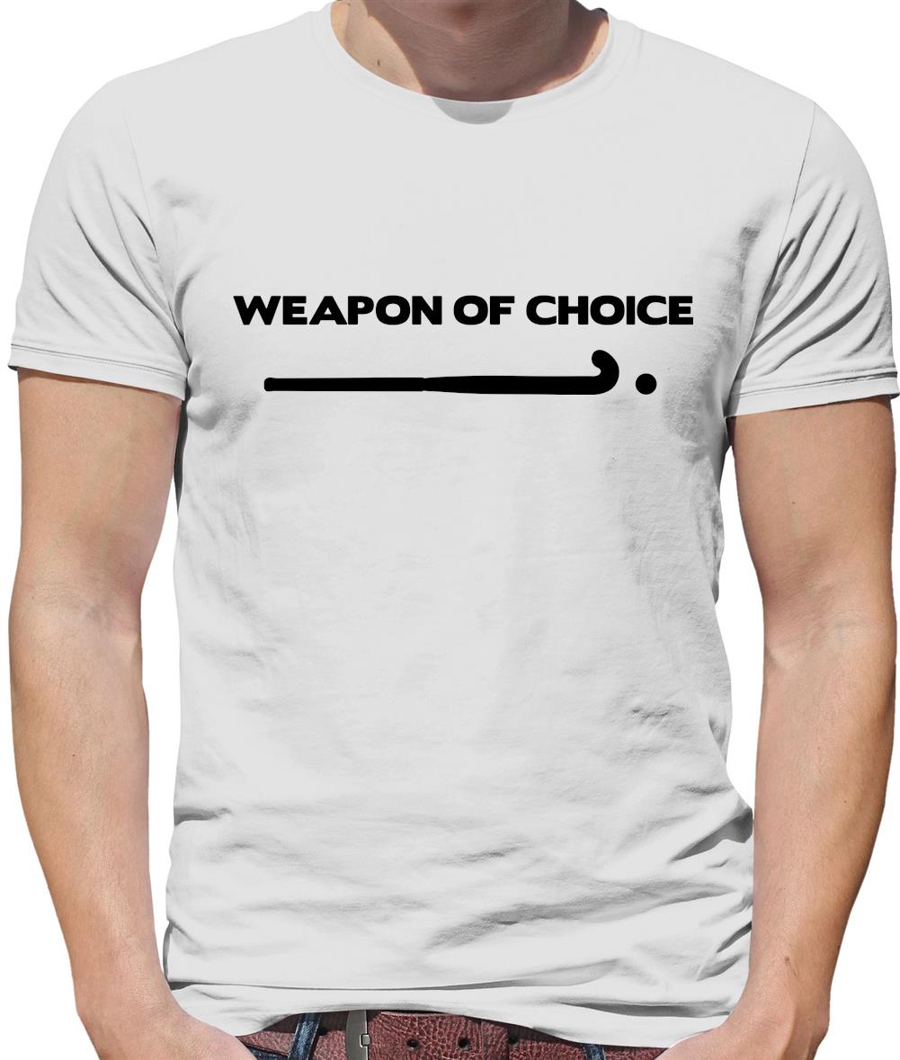 Weapon Of Choice Field Hockey Mens T-Shirt