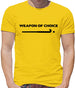 Dressdown Weapon Of Choice Field Hockey Mens T-Shirt