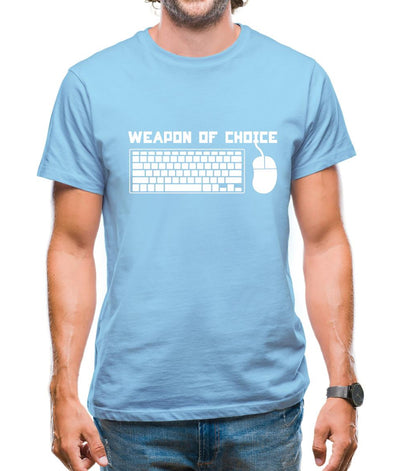 Weapon Of Choice Pc Mens T-Shirt