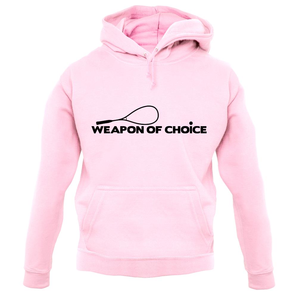 Weapon Of Choice Squash Unisex Hoodie