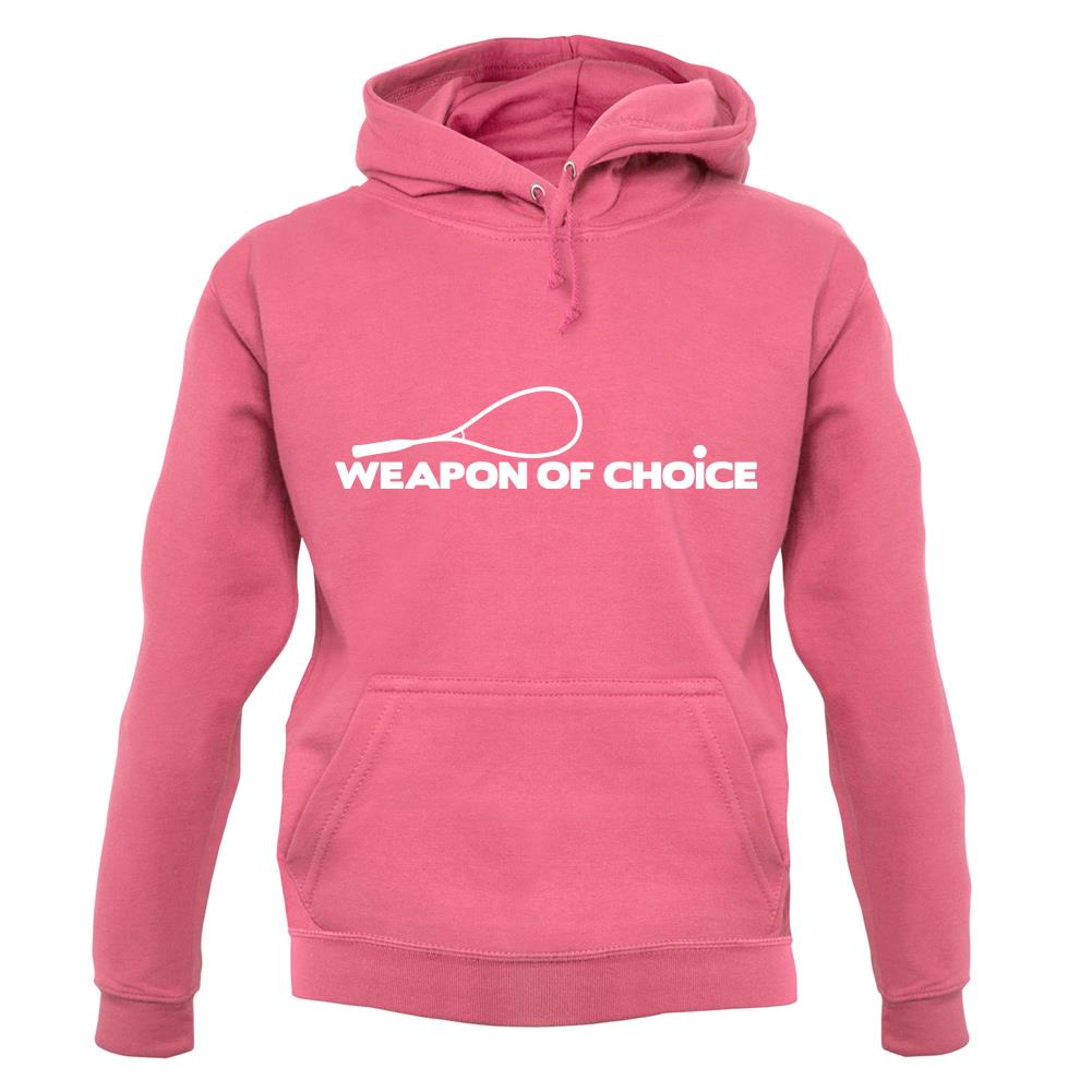 Weapon Of Choice Squash Unisex Hoodie
