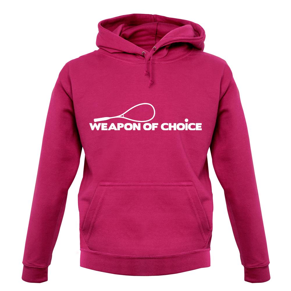 Weapon Of Choice Squash Unisex Hoodie