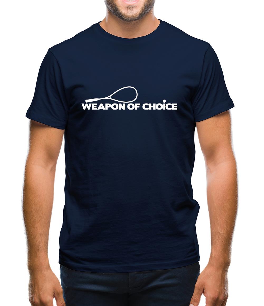 Weapon Of Choice Squash Mens T-Shirt