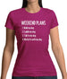 Weekend Plans With My Dog Womens T-Shirt
